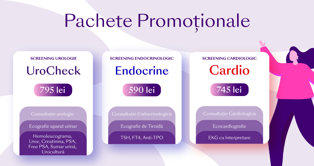 Pachete promotionale - pret avantajos Pachete Promotionale Donna medical Center cardiologie endocrinologie 