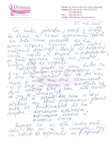 Dr. Antoneta, 25.05.2015